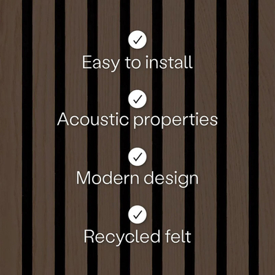 Qualité Minimalist MDF Acoustic Wall Panels Soundproof Moisture-Proof usine