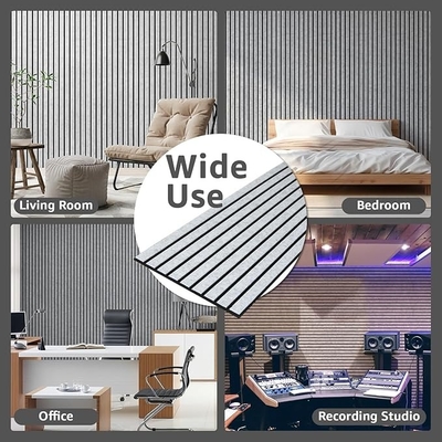 Qualité Minimalist MDF Acoustic Wall Panels Soundproof Moisture-Proof usine